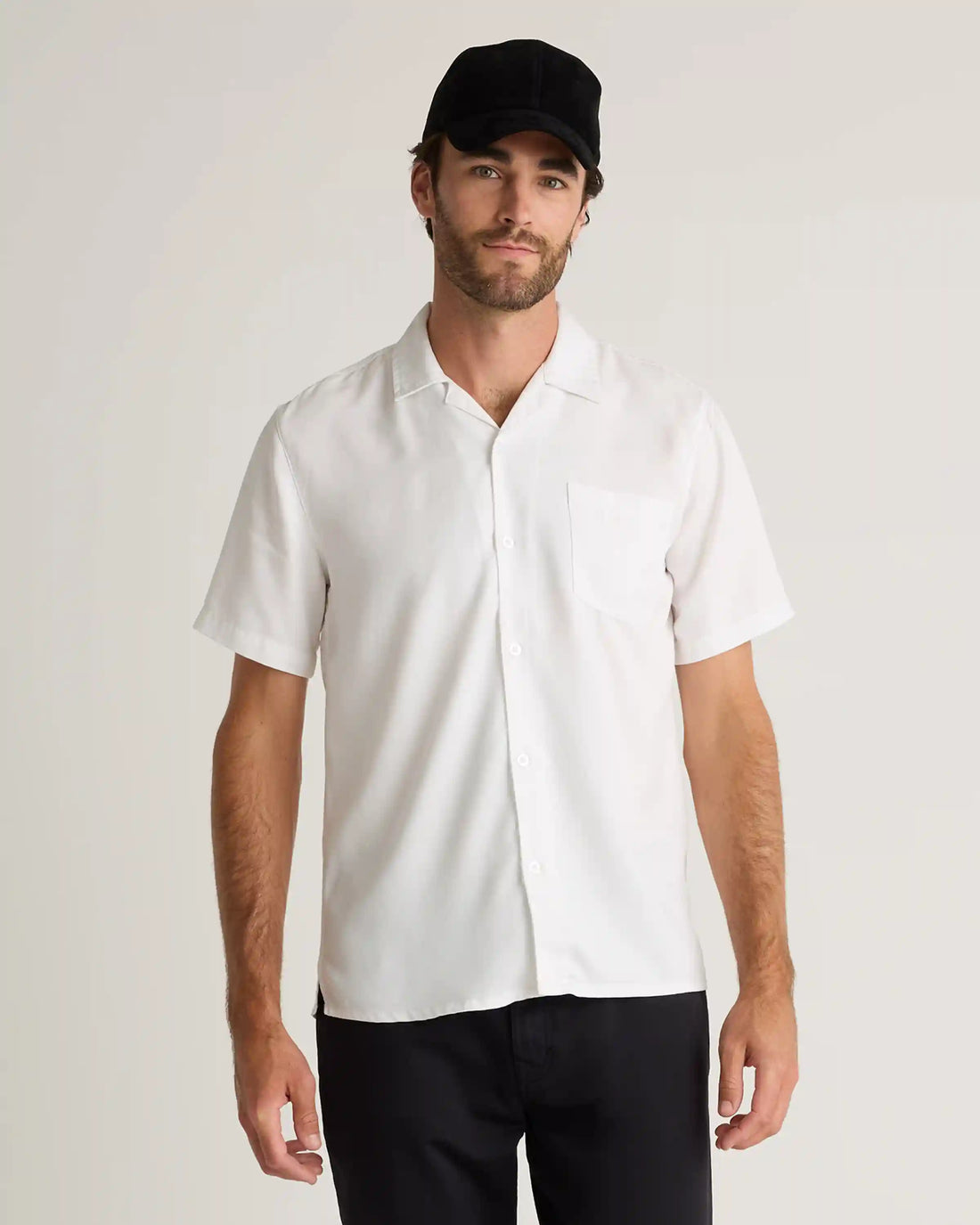Vintage Wash Tencel Camp Shirt