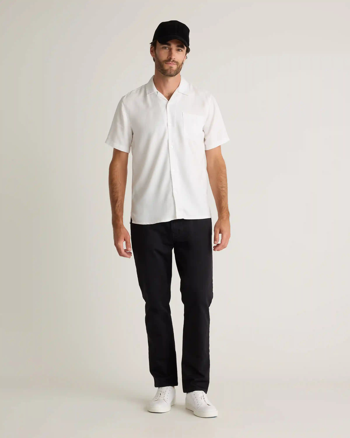 Vintage Wash Tencel Camp Shirt