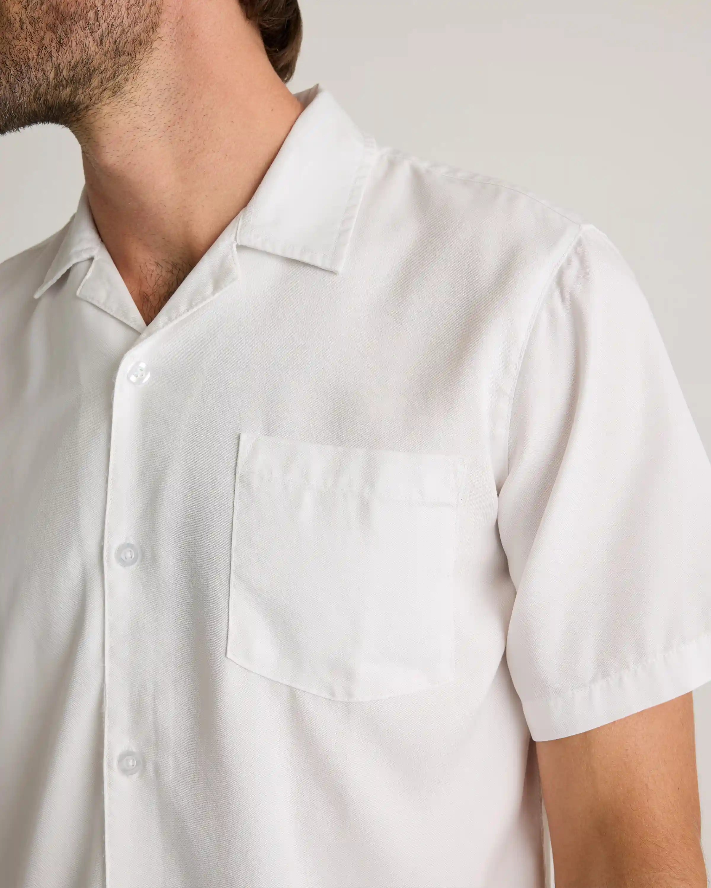 Vintage Wash Tencel Camp Shirt