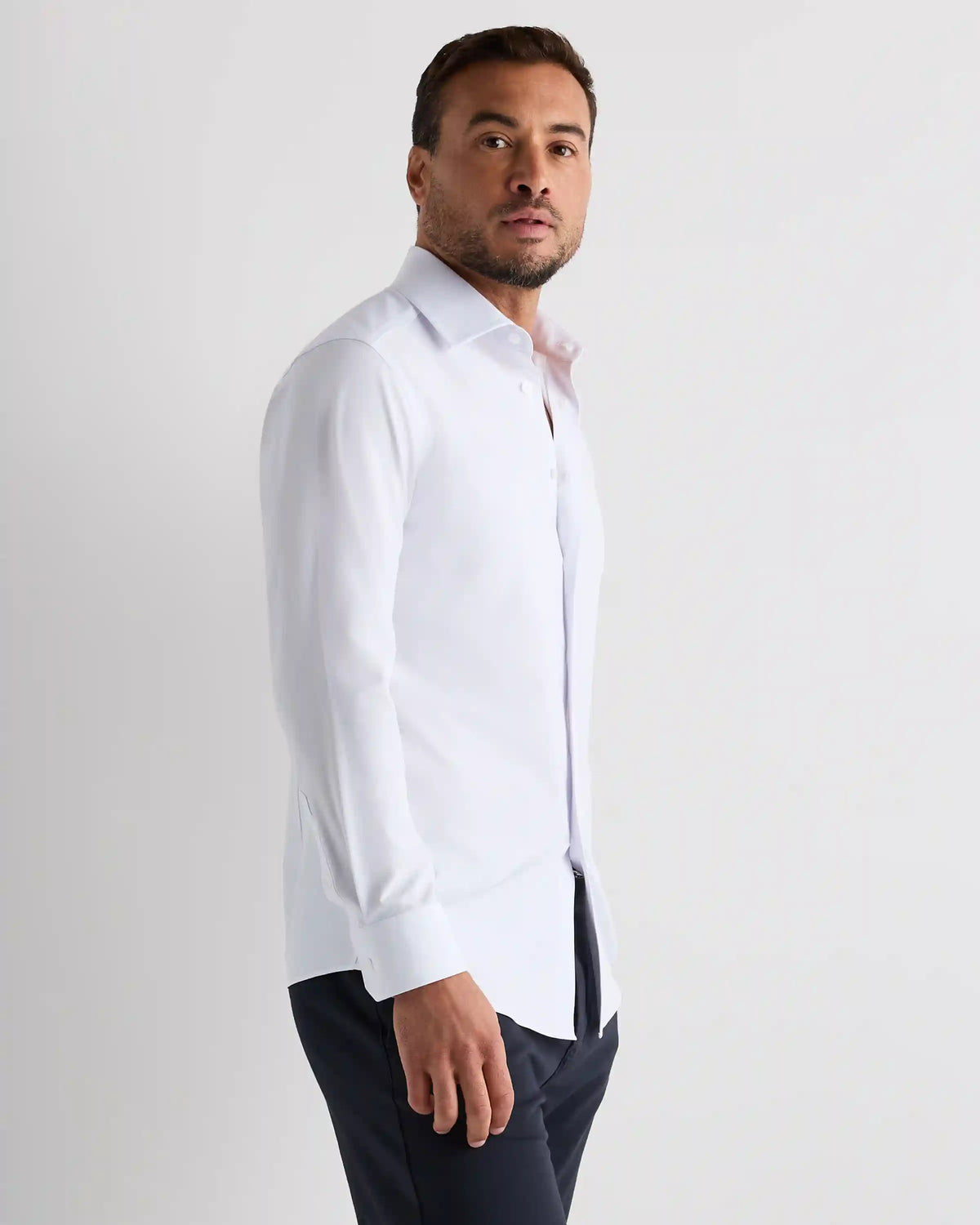 Performance Stretch Wrinkle-Free Slim Dress Shirt