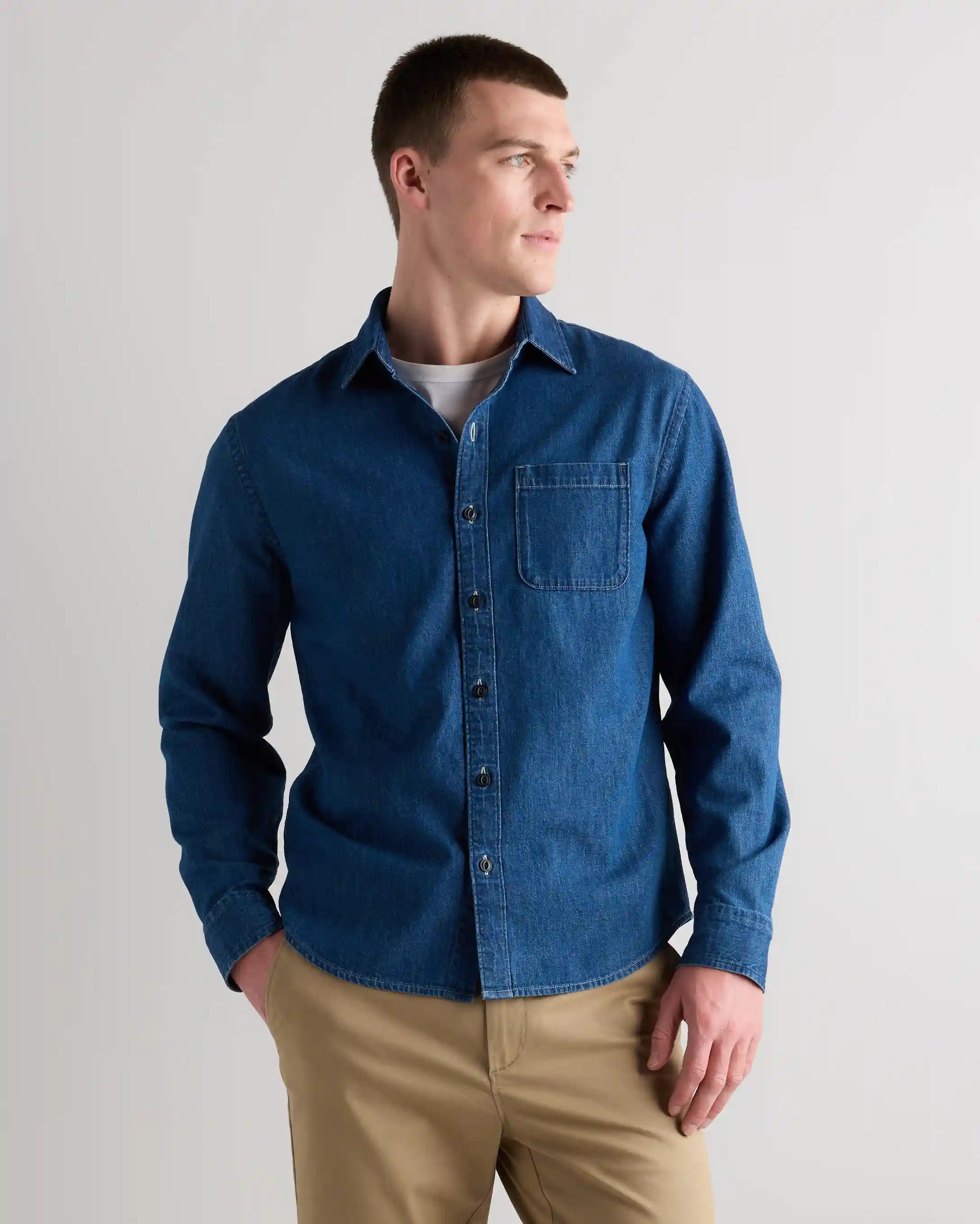 Heritage Washed Denim Shirt