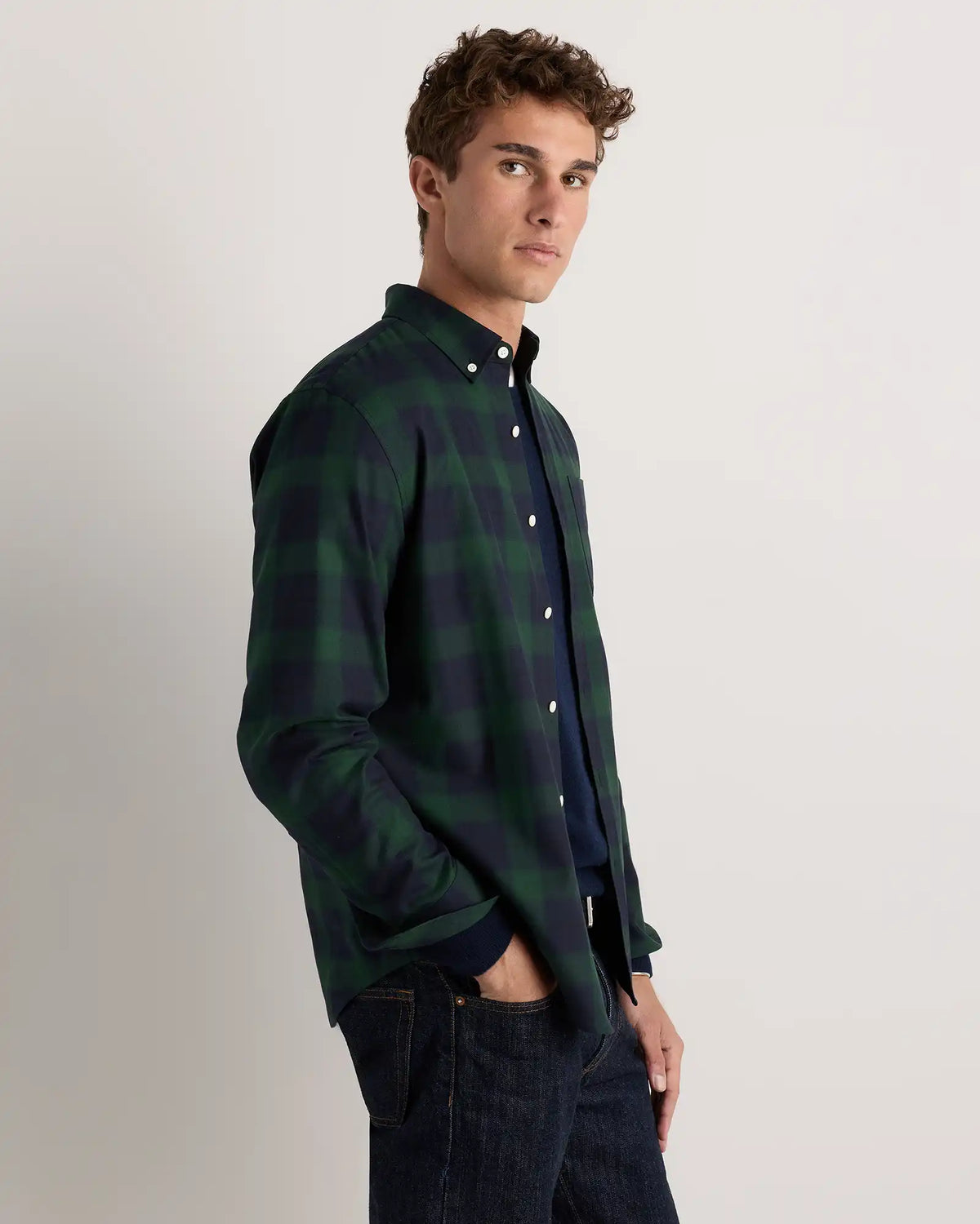 100% Organic Cotton Brushed Flannel Shirt