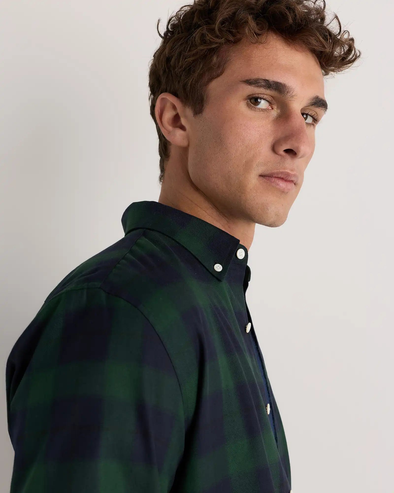 100% Organic Cotton Brushed Flannel Shirt