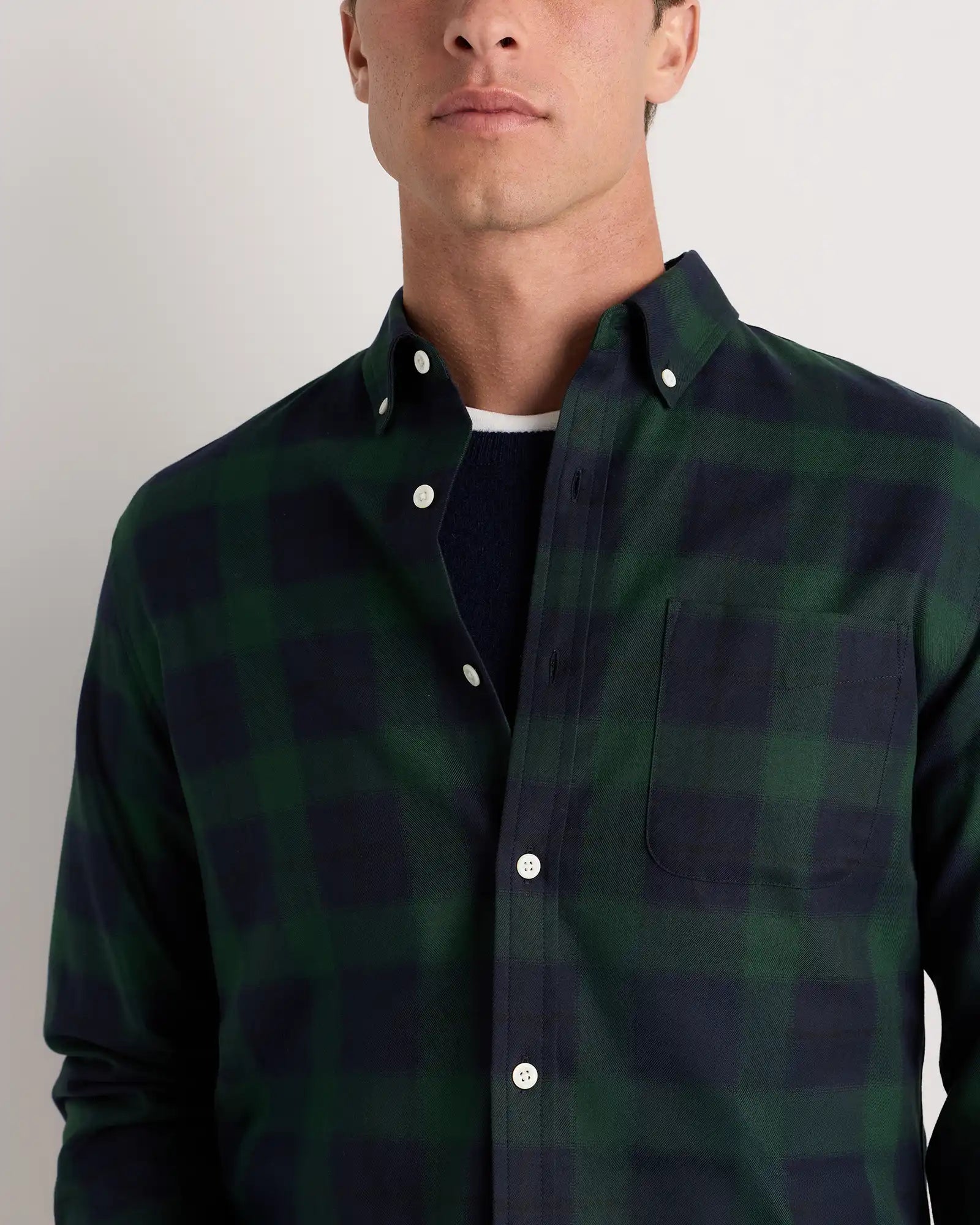 100% Organic Cotton Brushed Flannel Shirt
