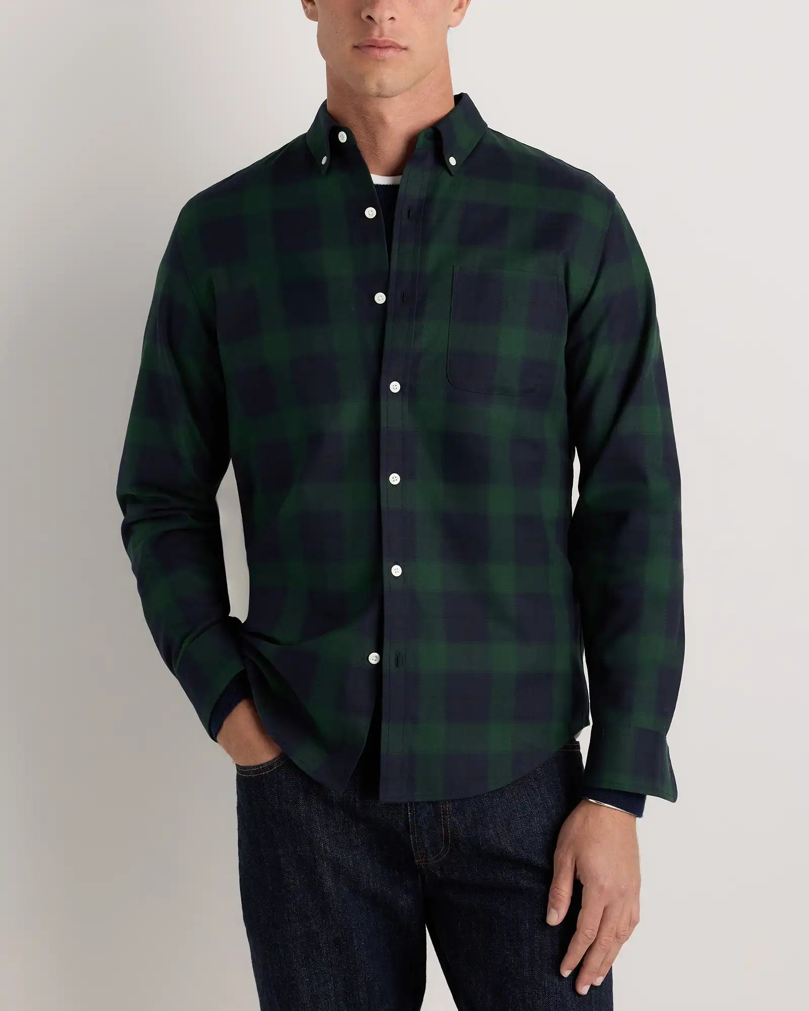 100% Organic Cotton Brushed Flannel Shirt