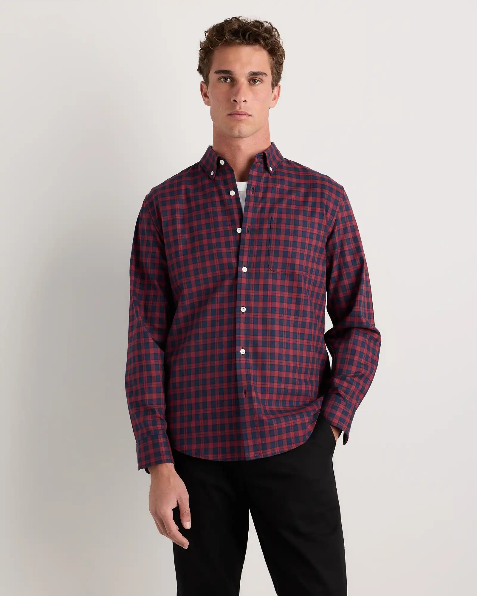 100% Organic Cotton Brushed Flannel Shirt