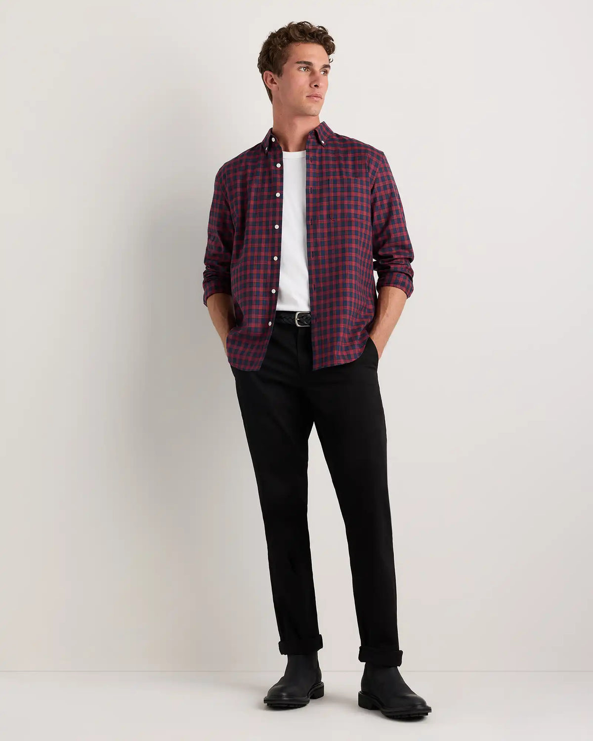 100% Organic Cotton Brushed Flannel Shirt
