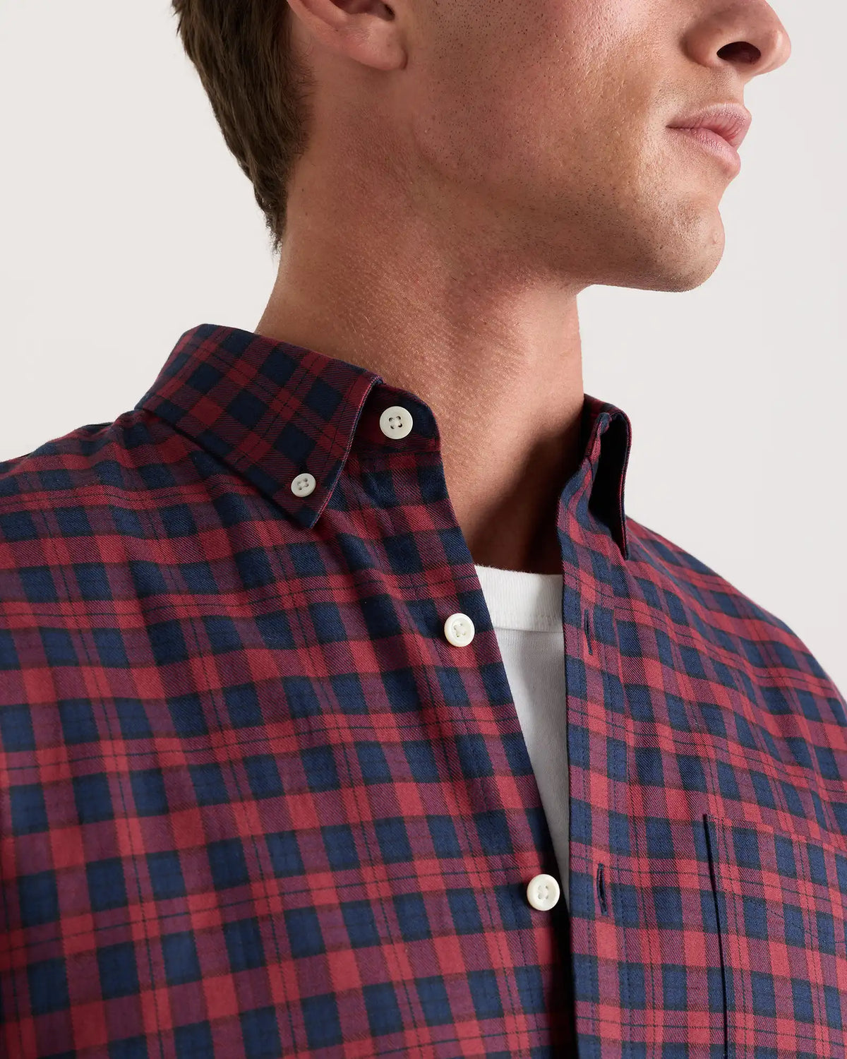 100% Organic Cotton Brushed Flannel Shirt
