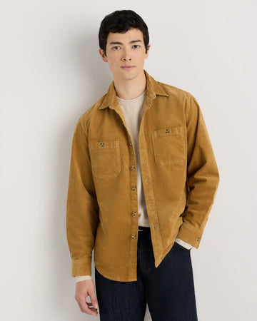 Organic Stretch Corduroy Utility Shirt