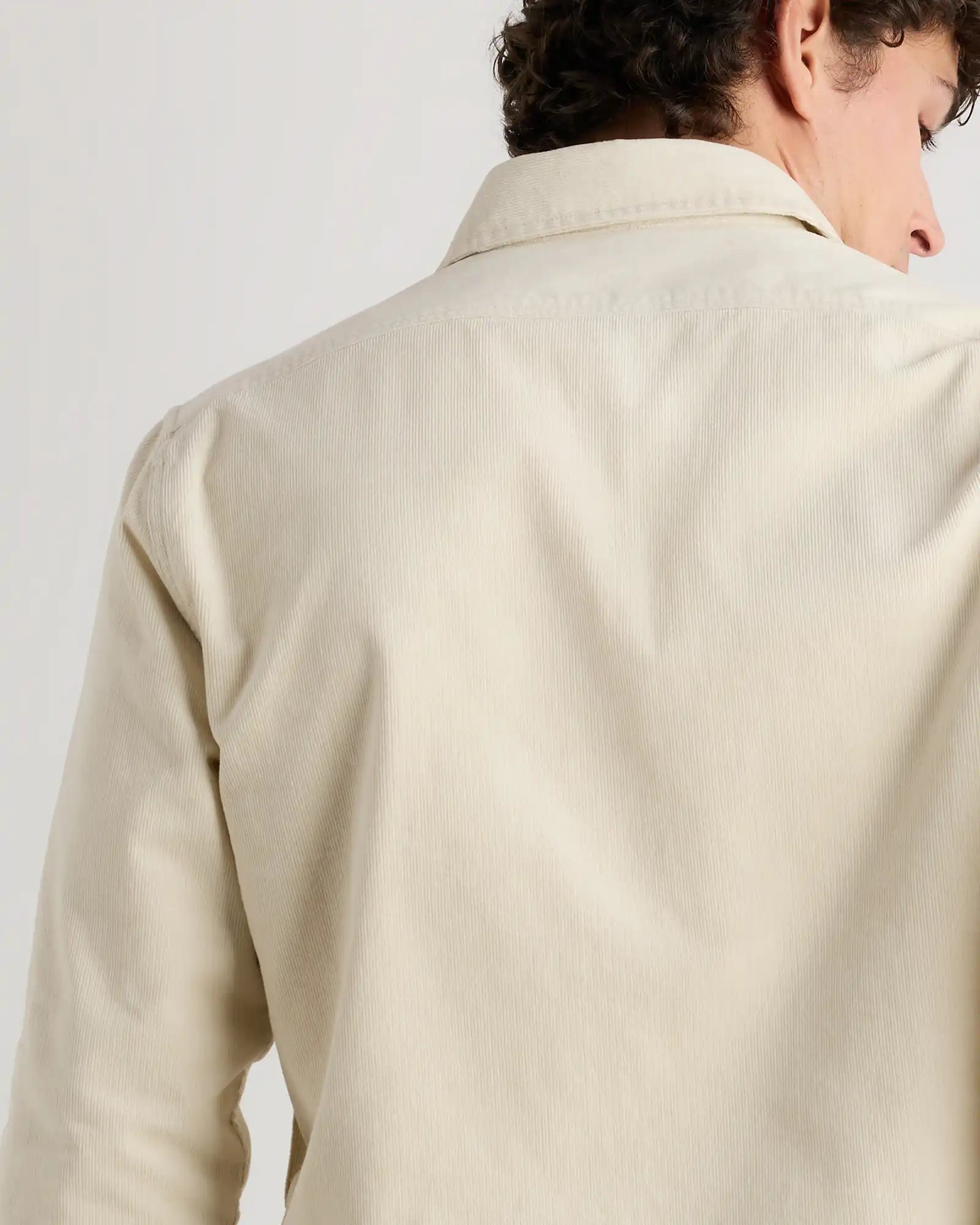 Organic Stretch Corduroy Utility Shirt