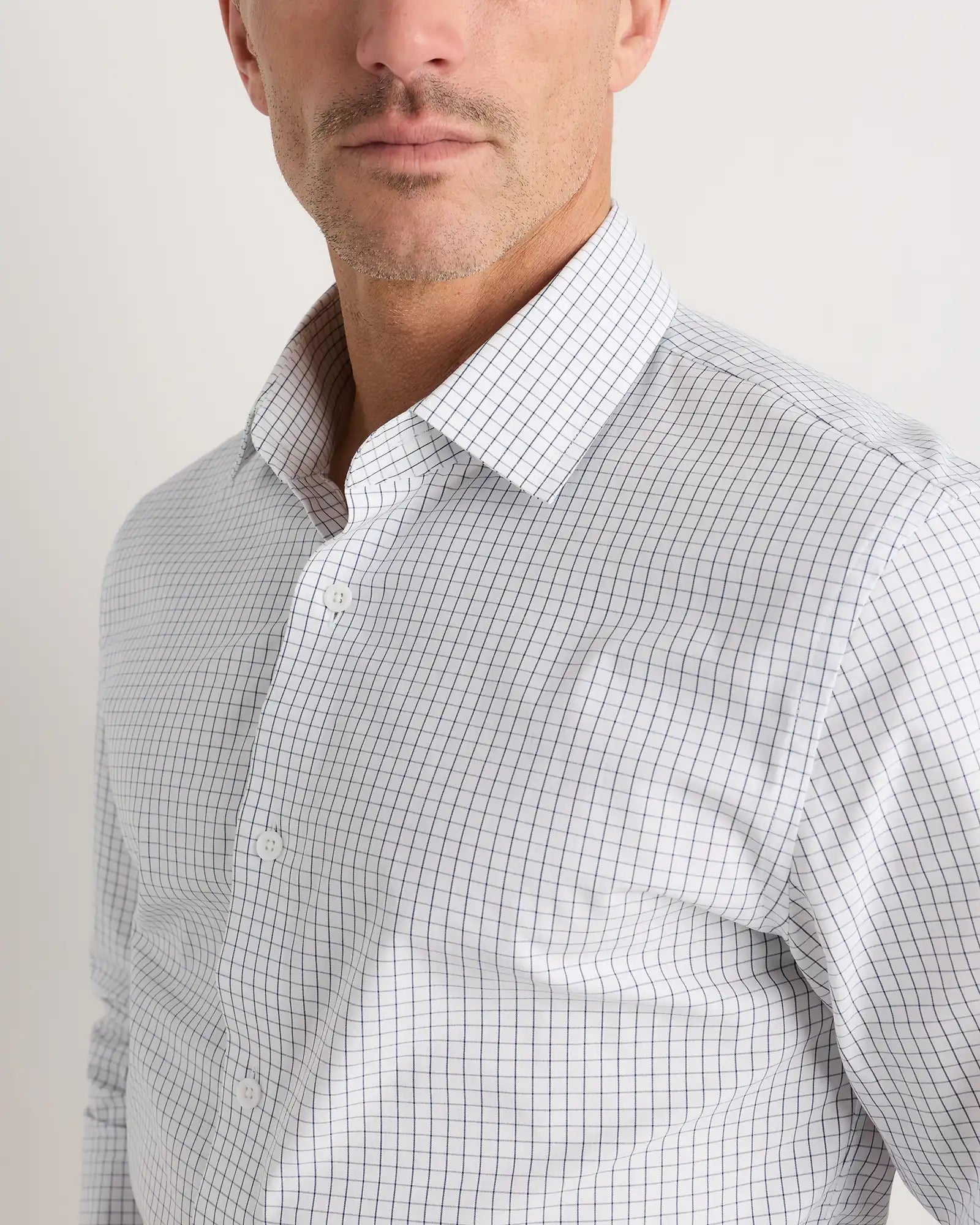 Organic Cotton Stretch Poplin Dress Shirt