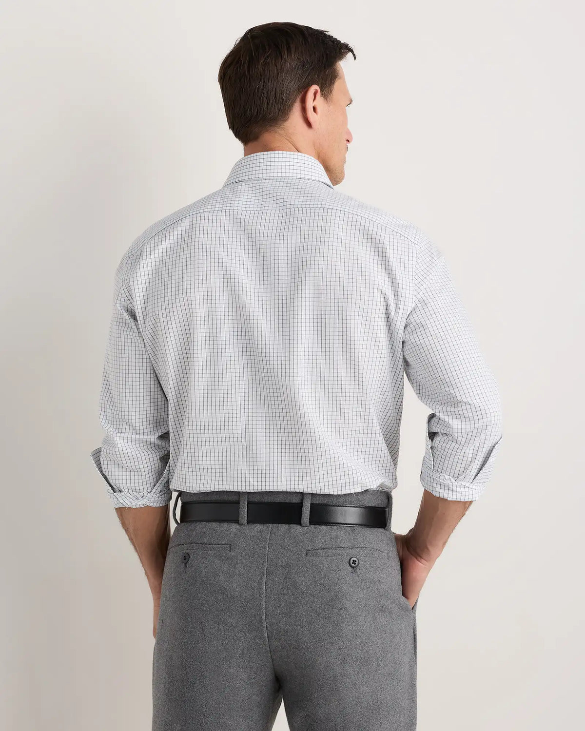 Organic Cotton Stretch Poplin Dress Shirt