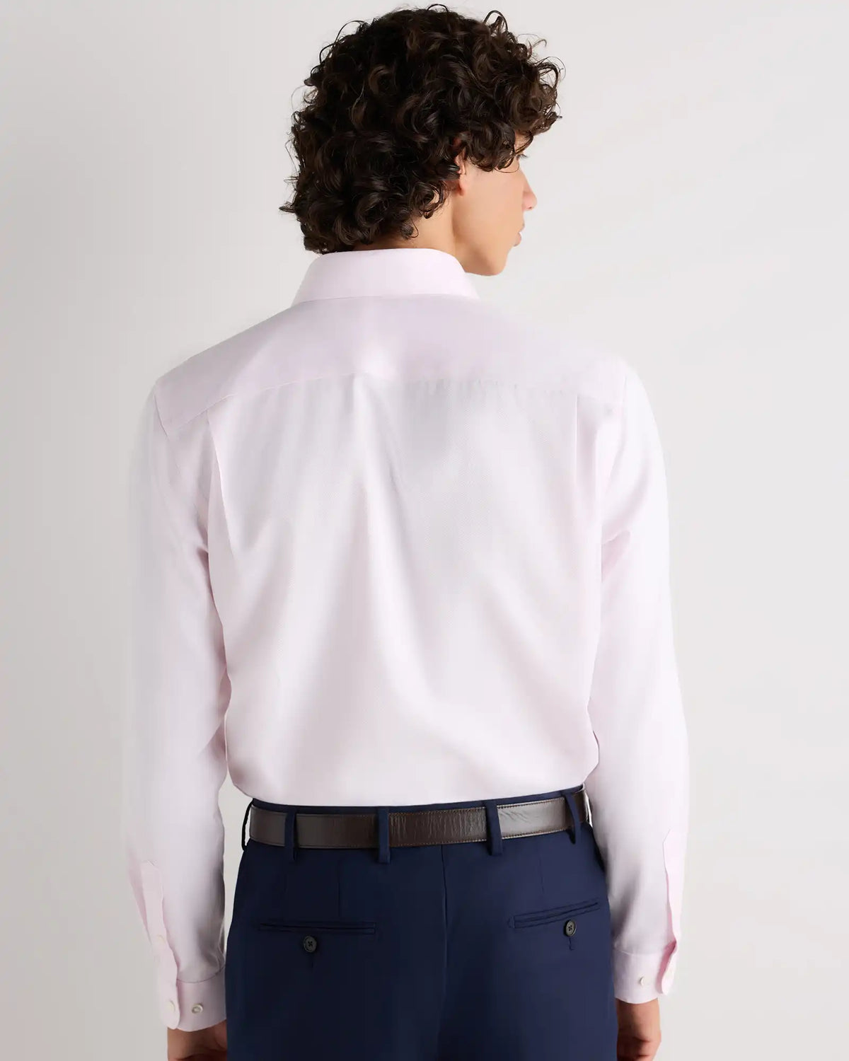 Supima Cotton Herringbone Dress Shirt