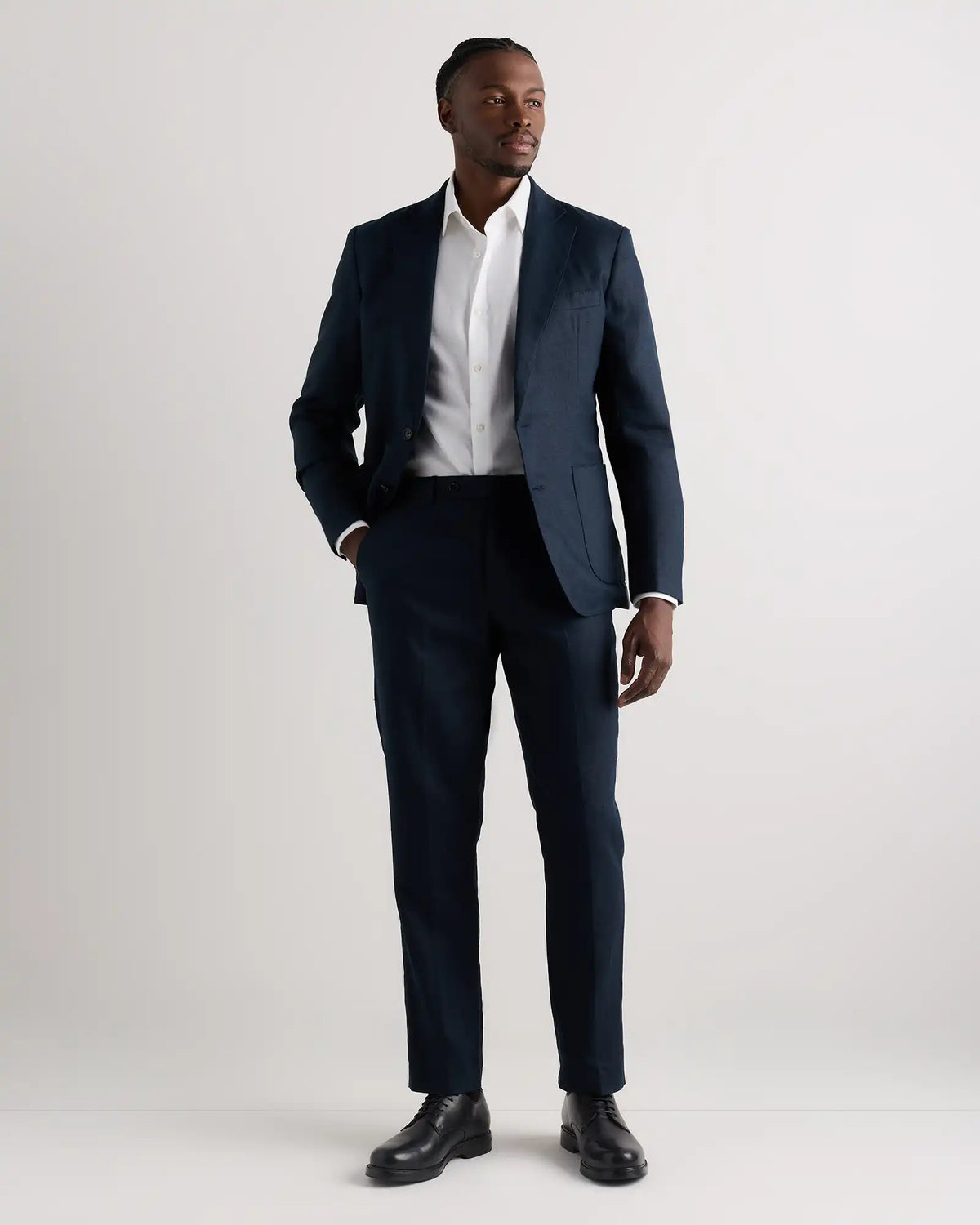 100% European Linen Wrinkle-Resistant Dress Shirt