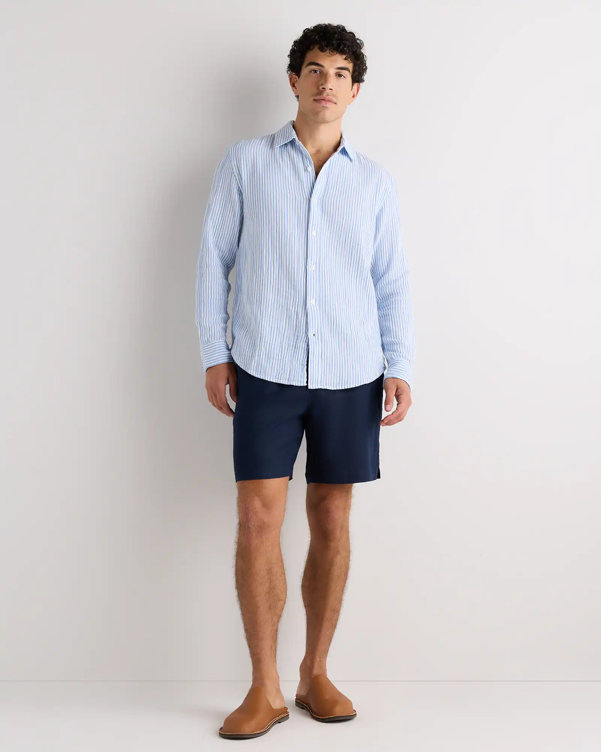 100% Organic Cotton Gauze Long Sleeve Shirt