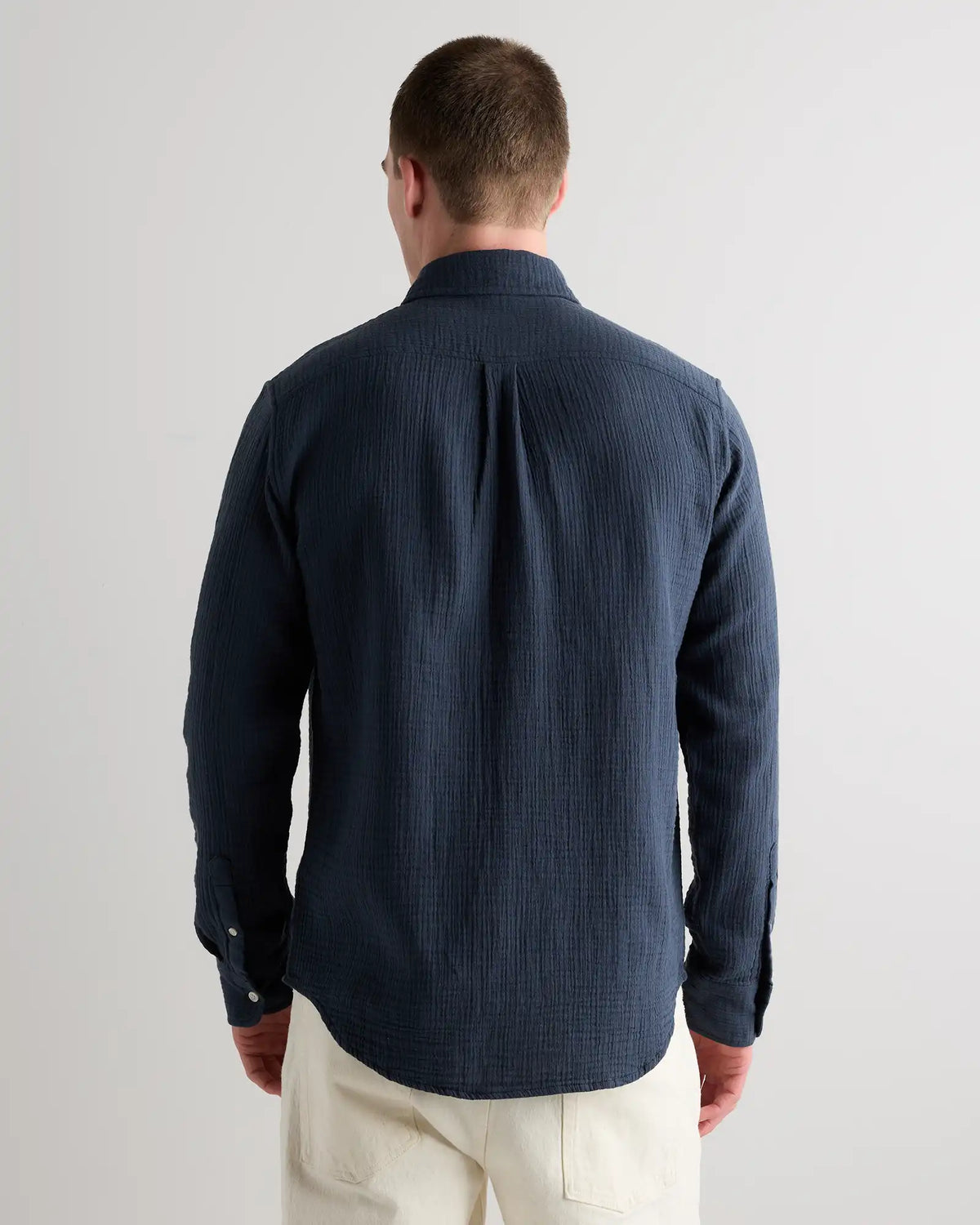 100% Organic Cotton Gauze Long Sleeve Shirt