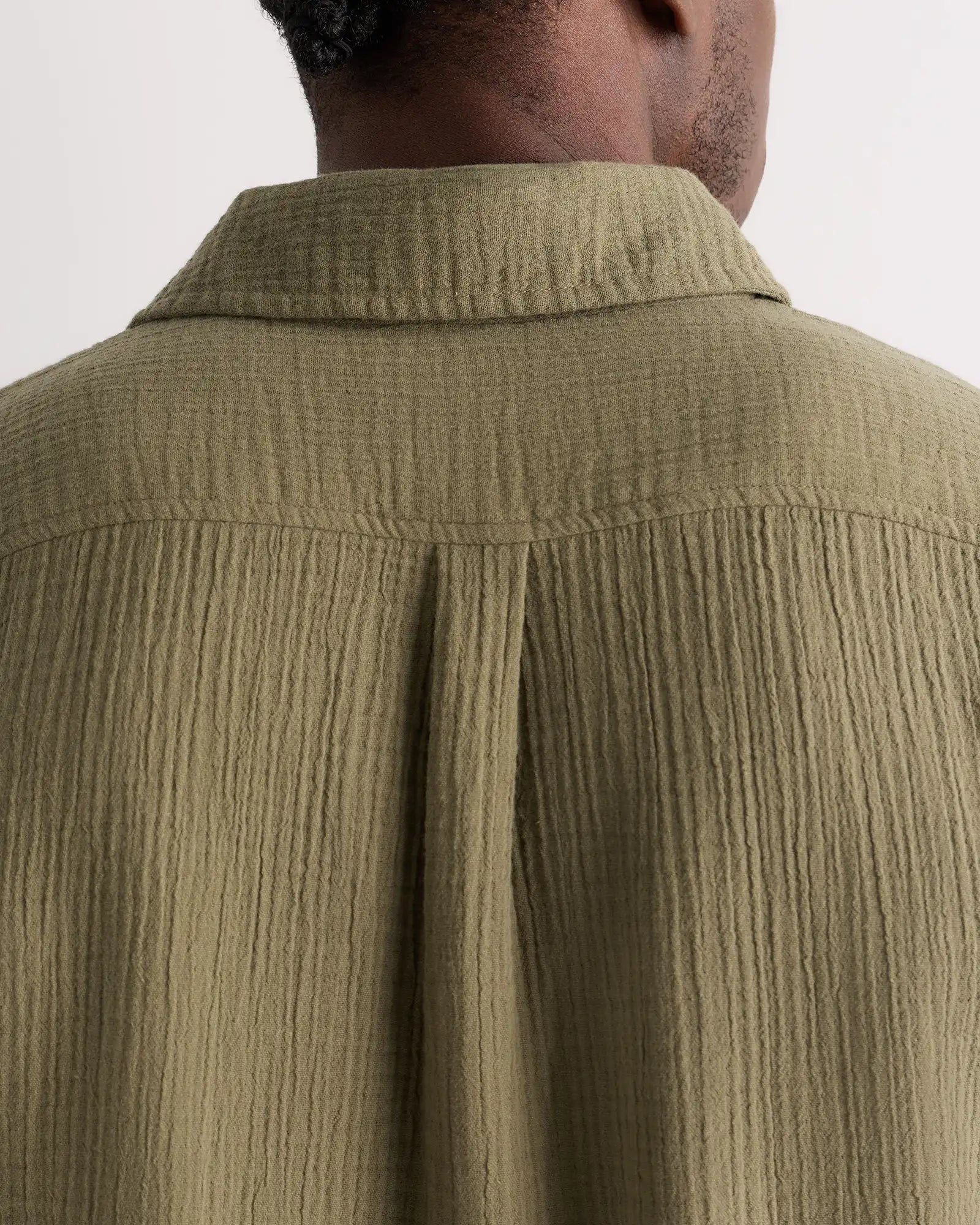 100% Organic Cotton Gauze Long Sleeve Shirt