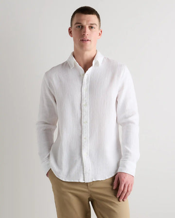 100% Organic Cotton Gauze Long Sleeve Shirt