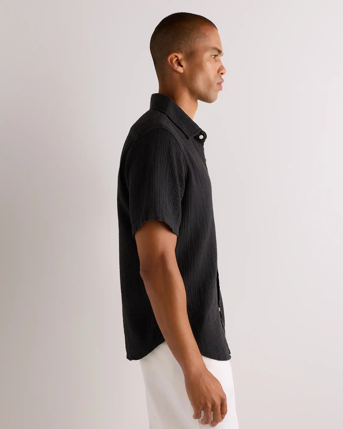 100% Organic Cotton Gauze Short Sleeve Shirt