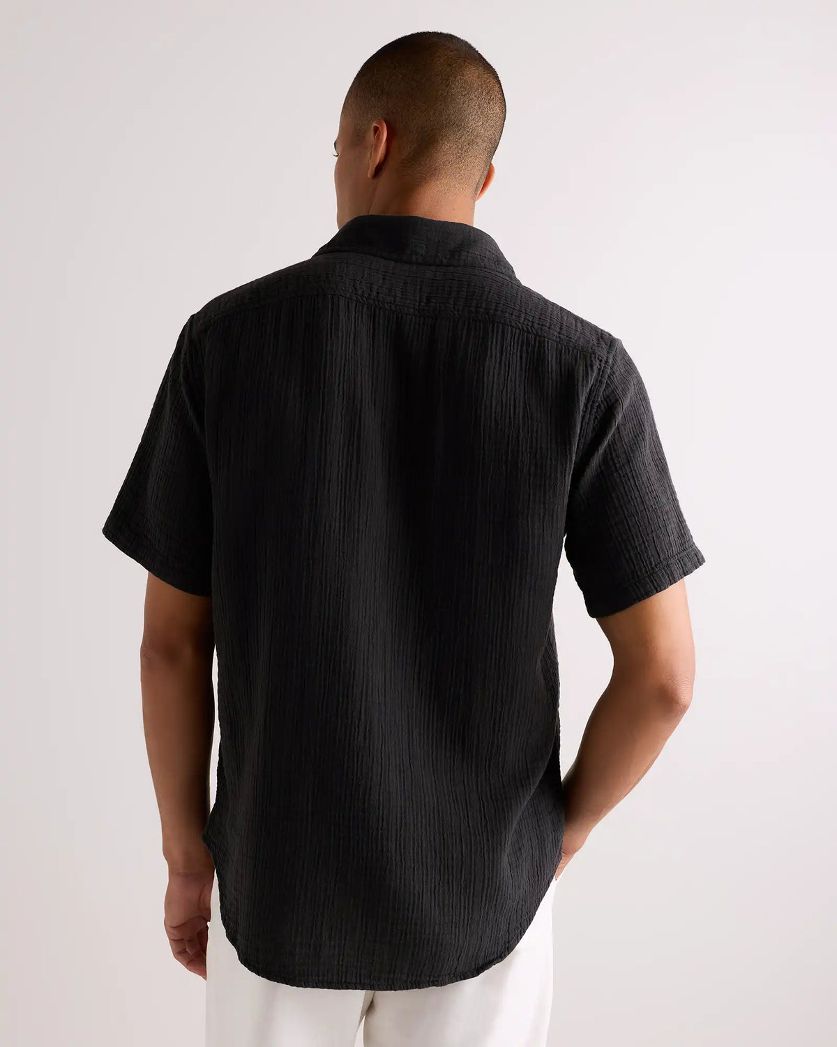 100% Organic Cotton Gauze Short Sleeve Shirt
