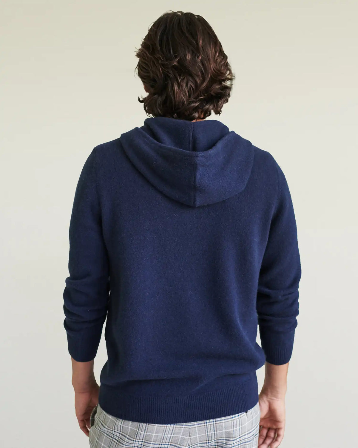 Mongolian Spring Cashmere Full-Zip Hoodie