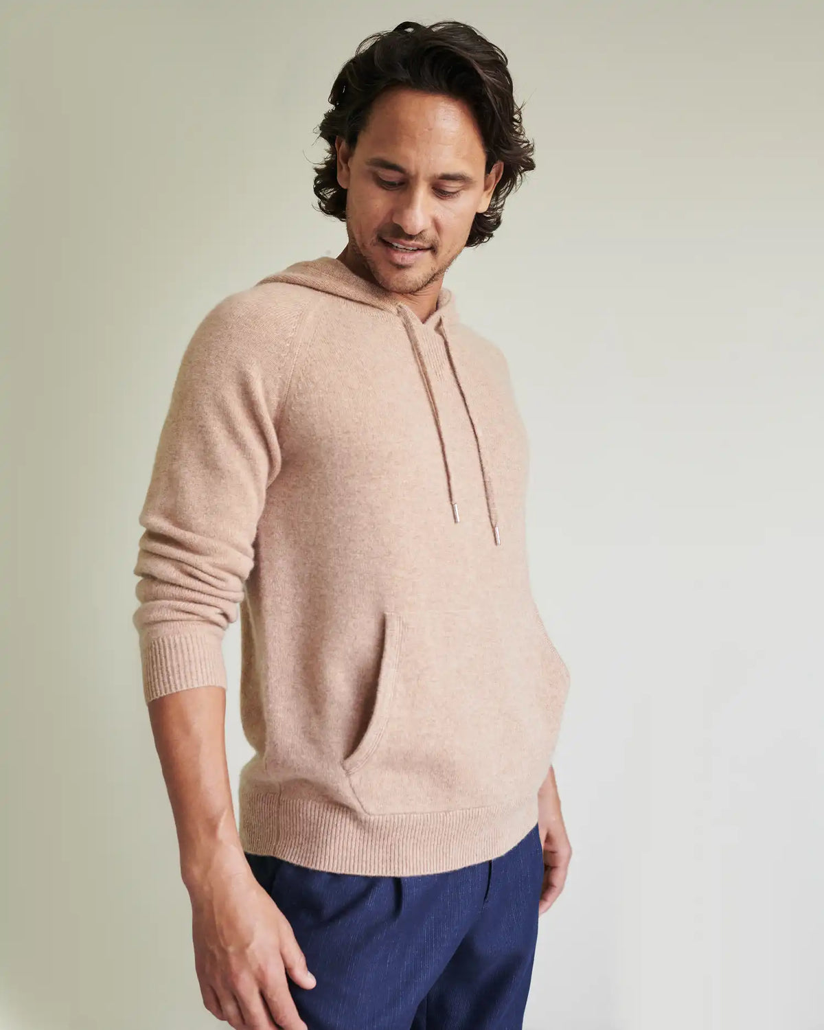 Mongolian Cashmere Pullover Hoodie