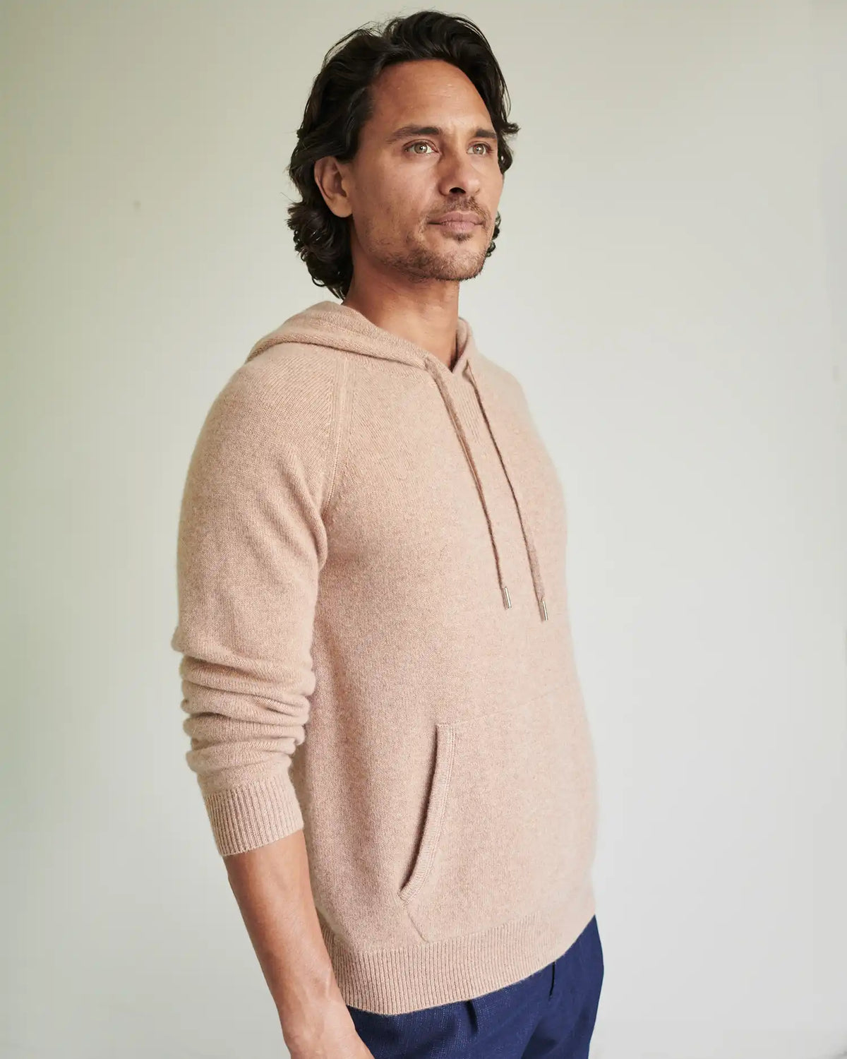 Mongolian Spring Cashmere Pullover Hoodie