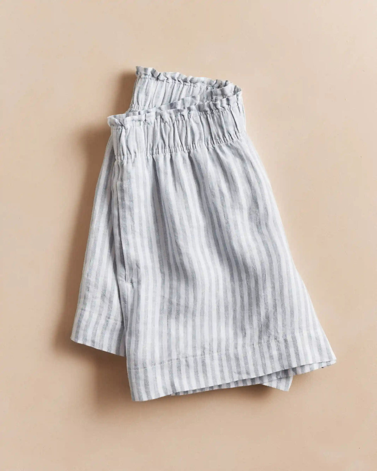 100% European Linen High Waisted Shorts