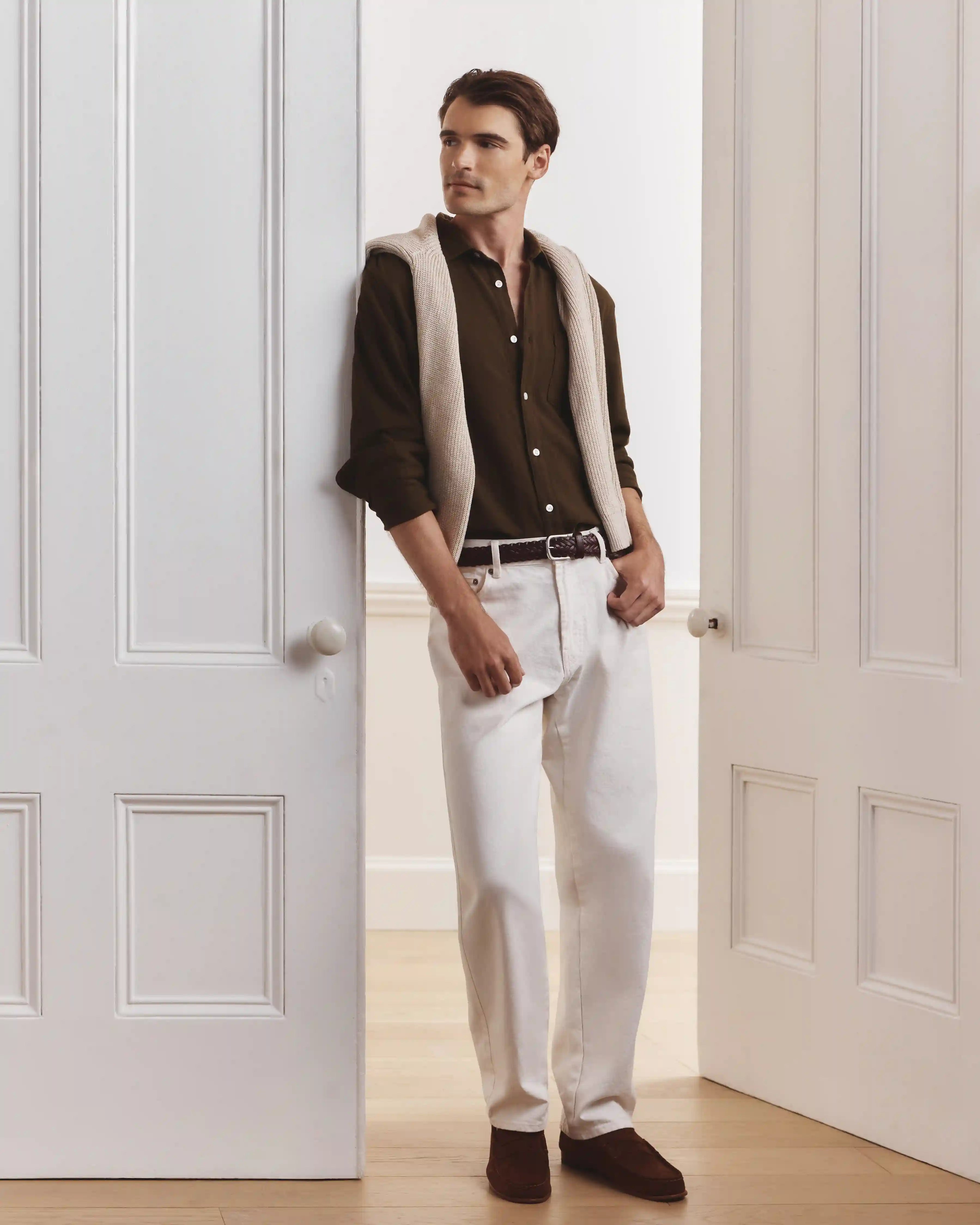Organic Cotton Stretch Selvage Shirt