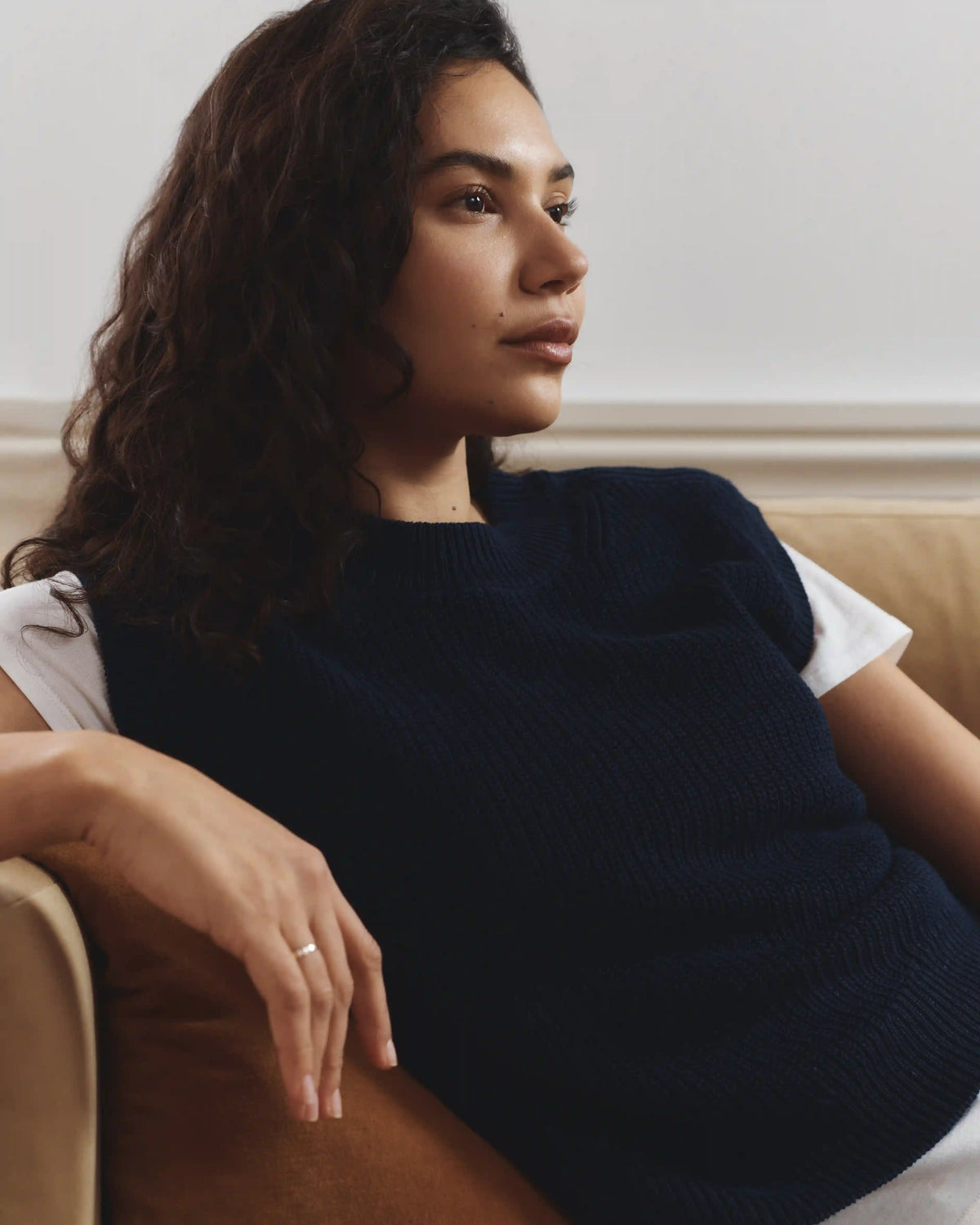 Cotton Linen Sweater Tank