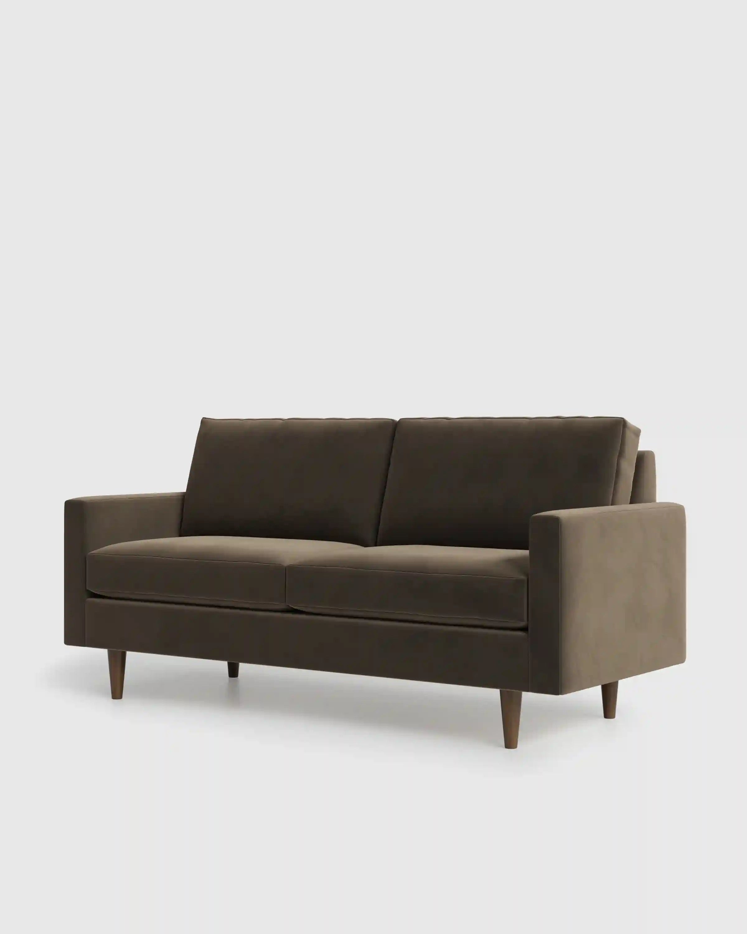 Atlas Midcentury Sofa in Performance Velvet