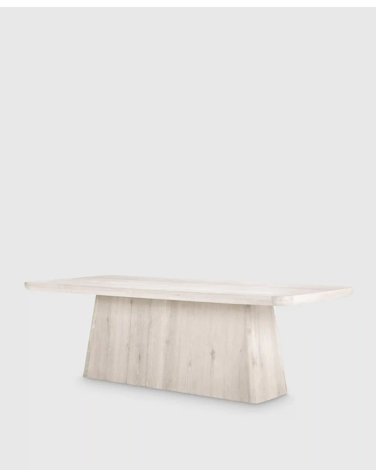 Rustic Oak Plinth Dining Table