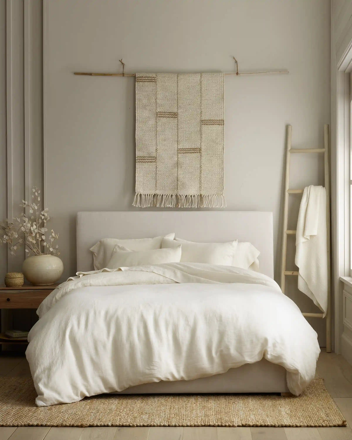 European Linen Stripe Duvet Cover Set