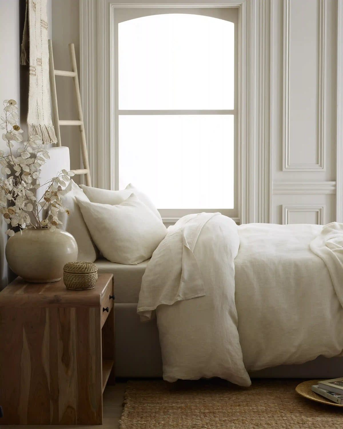 European Linen Stripe Duvet Cover