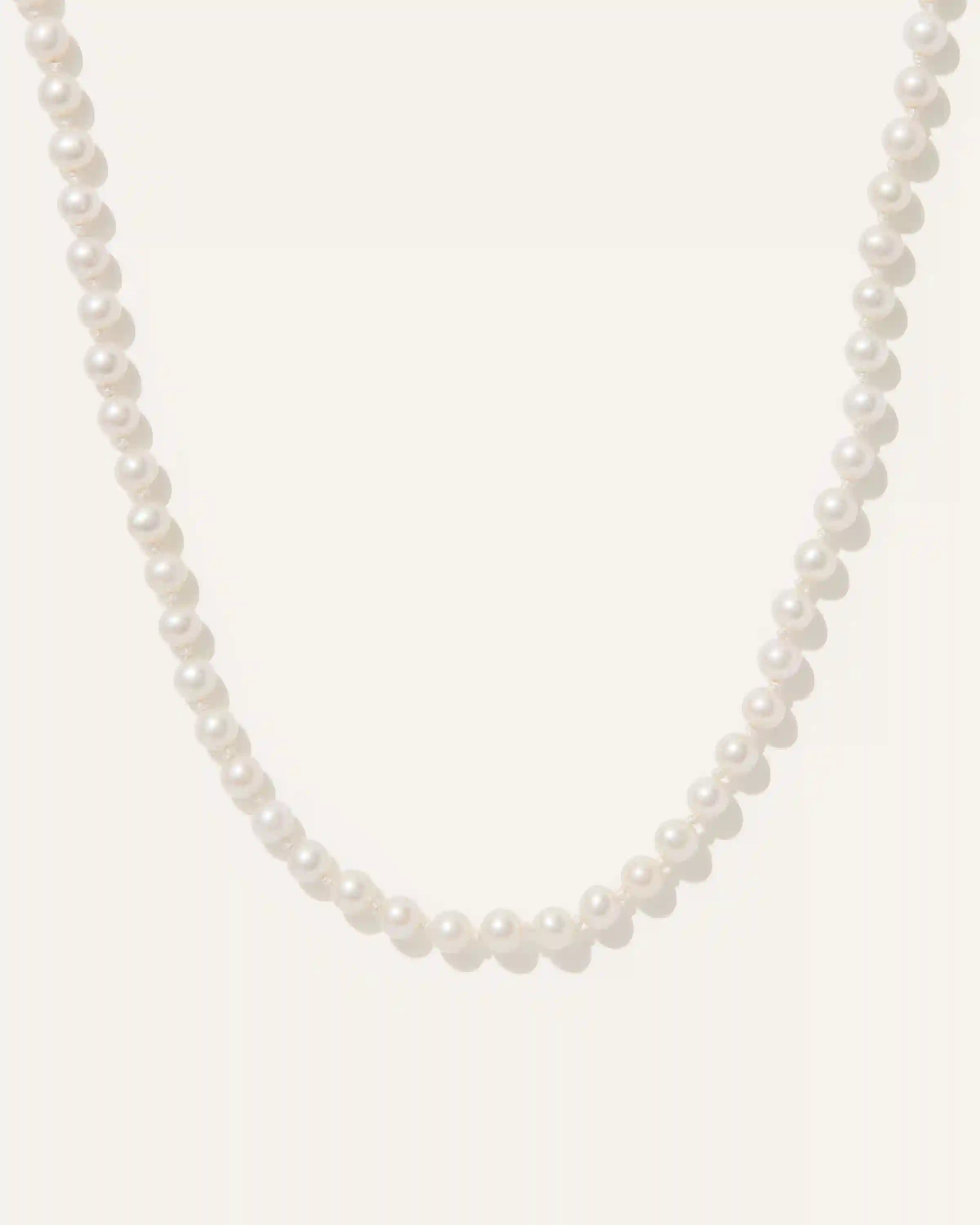 14K Gold Freshwater Cultured Pearl Strand Necklace