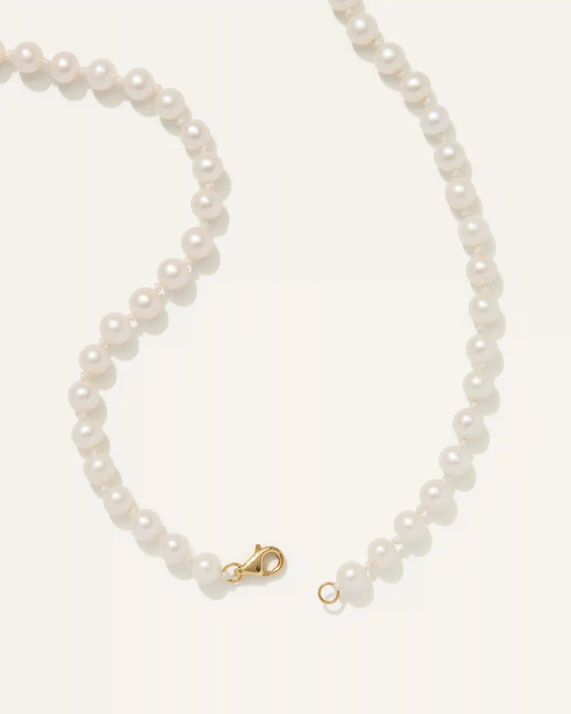 14K Gold Freshwater Cultured Pearl Strand Necklace