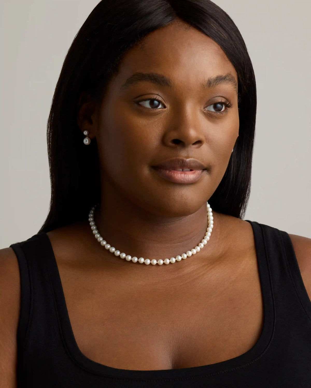 14K Gold Freshwater Cultured Pearl Strand Necklace