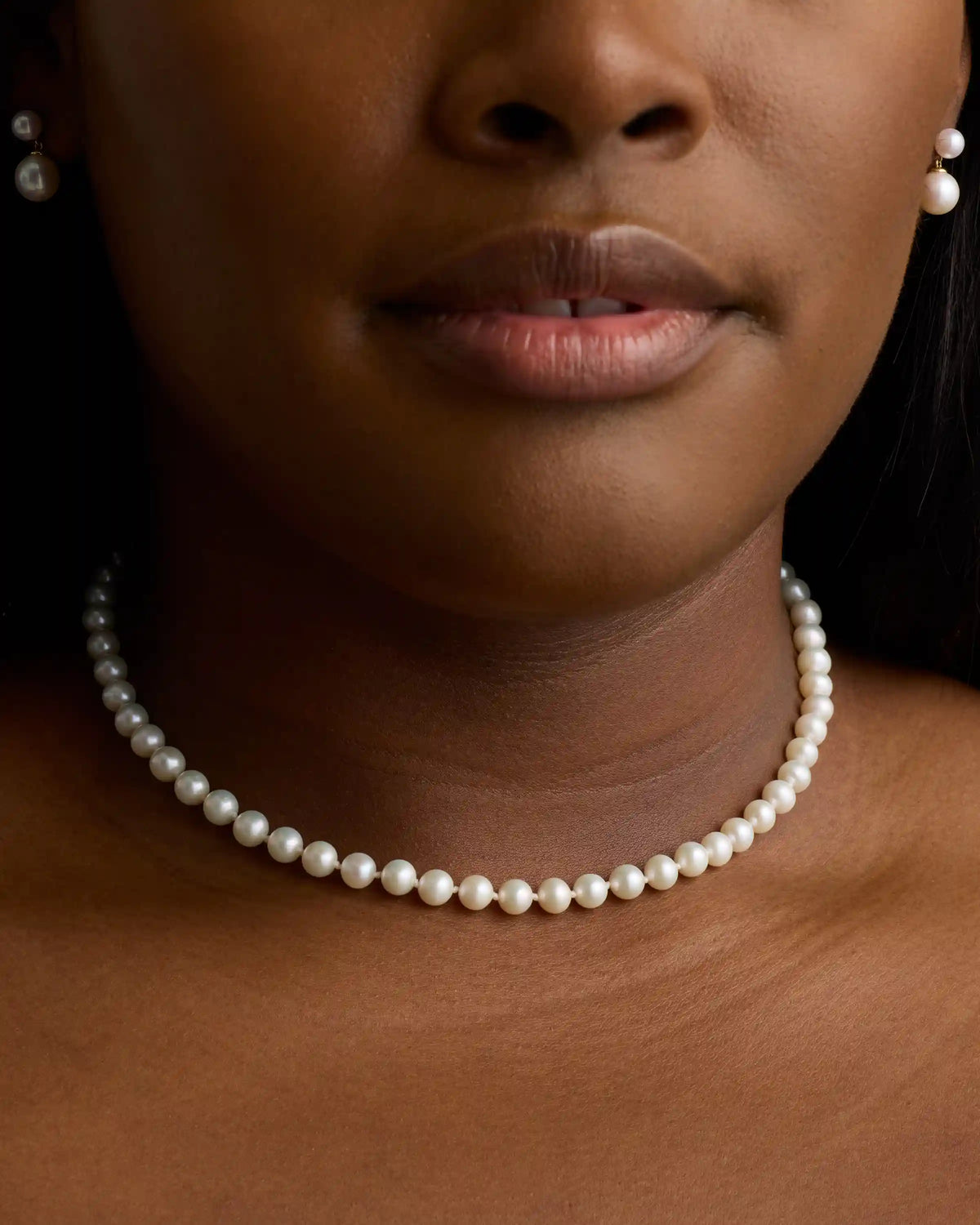 14K Gold Freshwater Cultured Pearl Strand Necklace