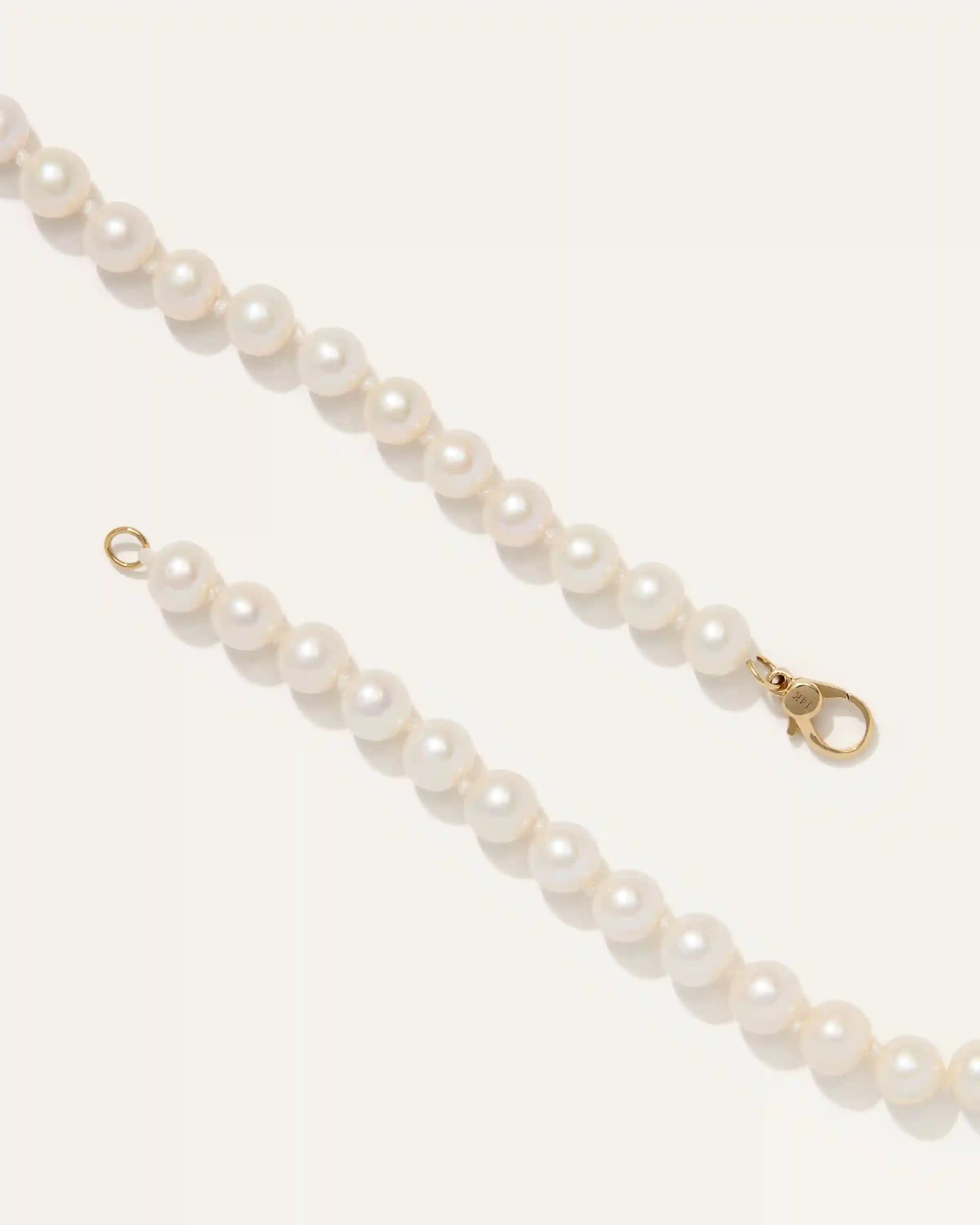 14K Gold Freshwater Cultured Pearl Strand Necklace