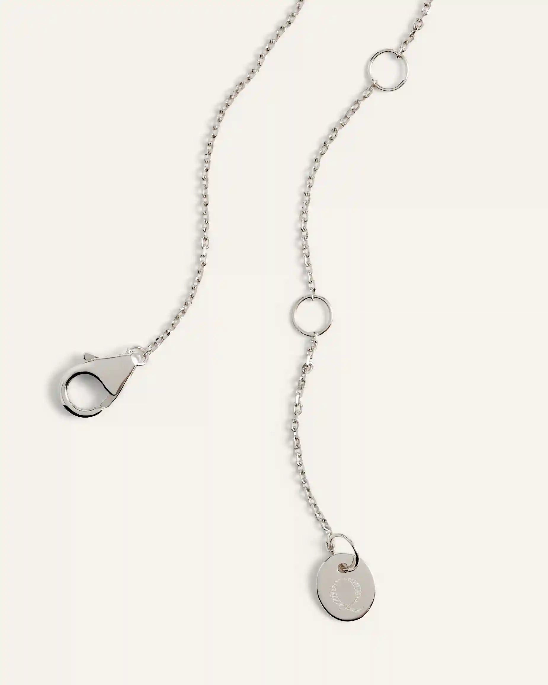 14K Gold Lab Grown Diamond Bezel Necklace