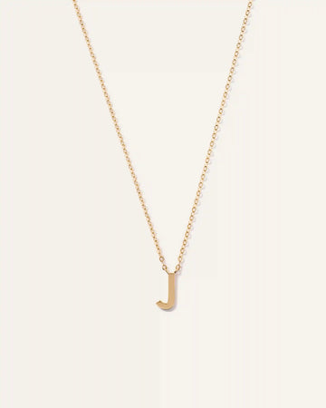 14K Gold Letter Necklace
