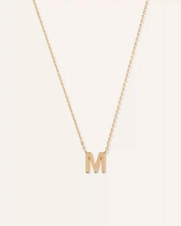 14K Gold Letter Necklace