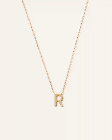 14K Gold Letter Necklace