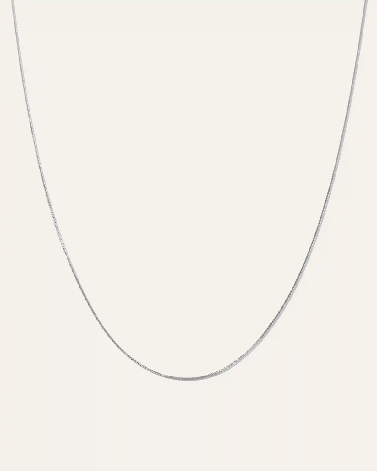 14K Gold Petite Box Chain Necklace