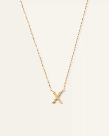 14K Gold Letter Necklace