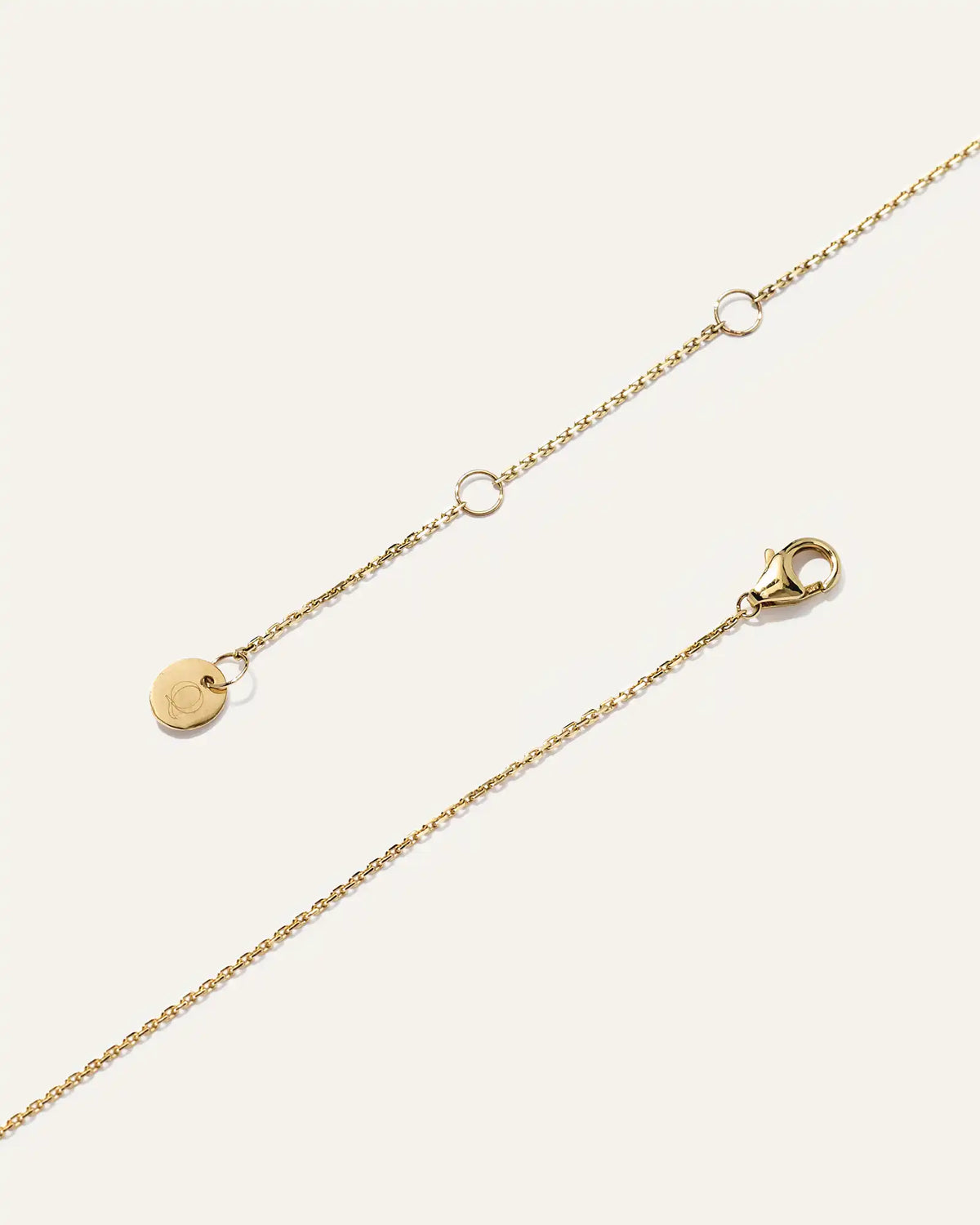 14K Gold Lab Grown Diamond Graduated Bar Necklace