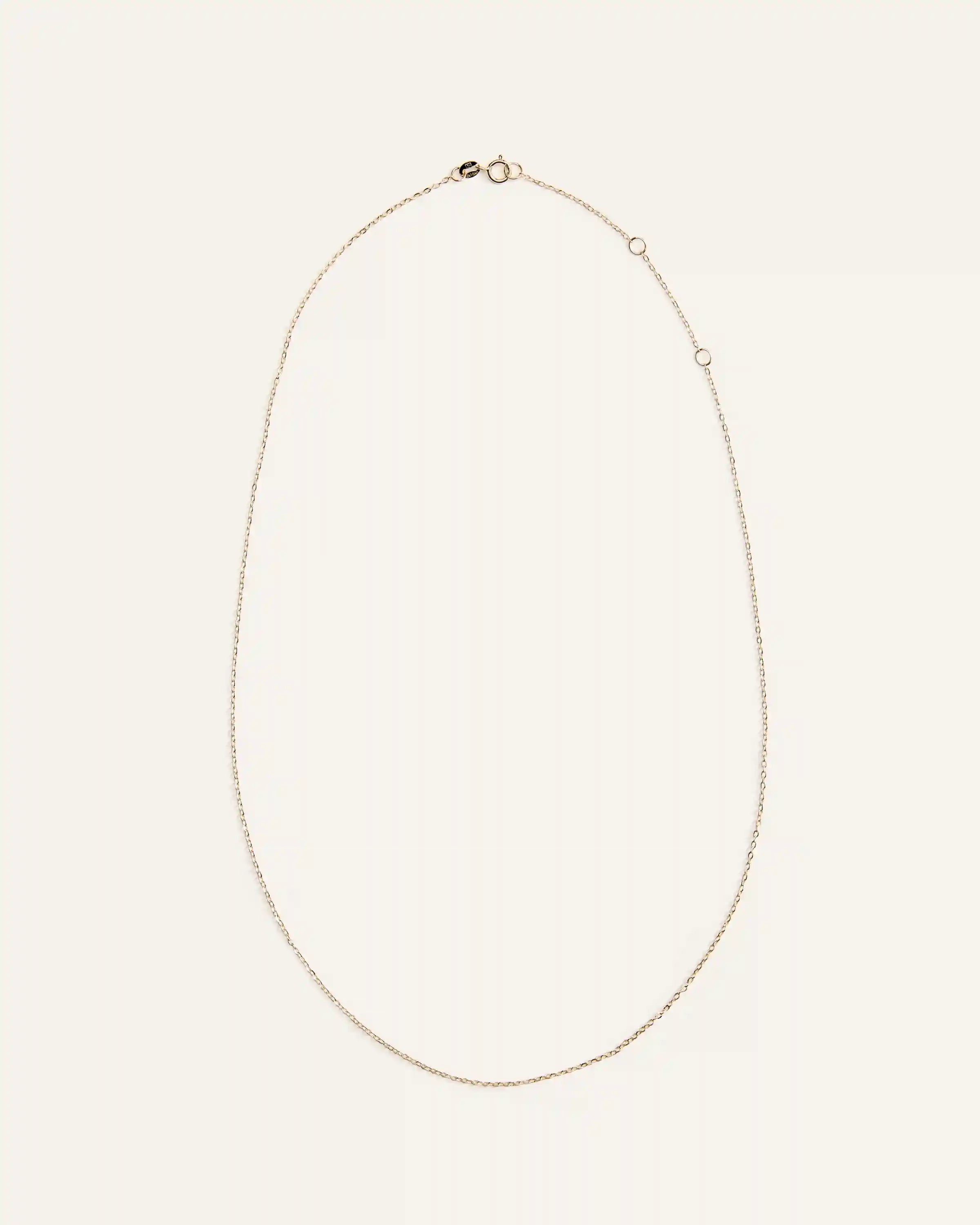 10K Gold Delicate Cable Chain Necklace
