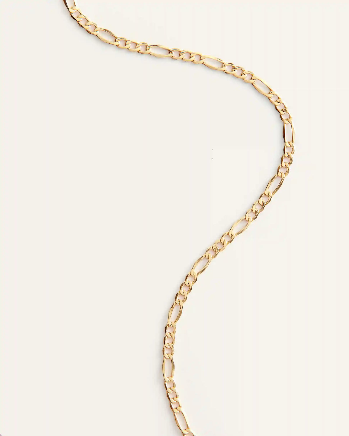 10K Gold Figaro Chain Necklace