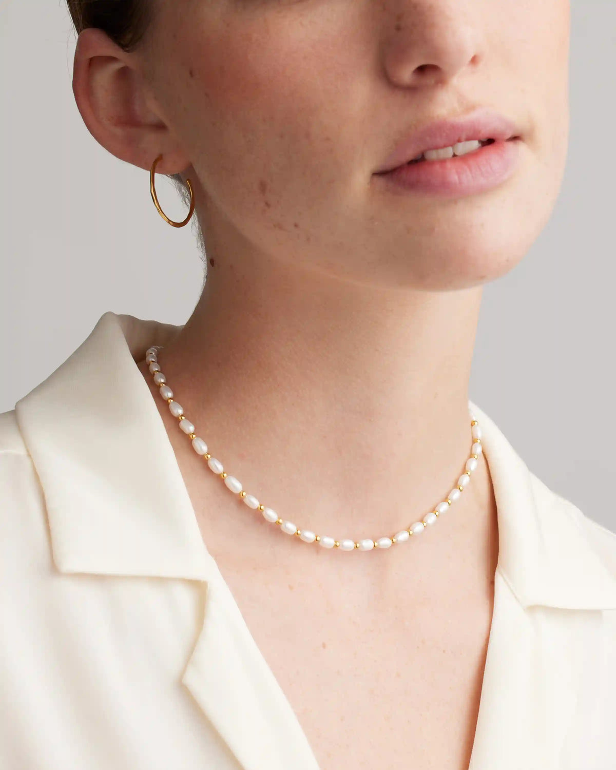 Seed Pearl Beaded Necklace