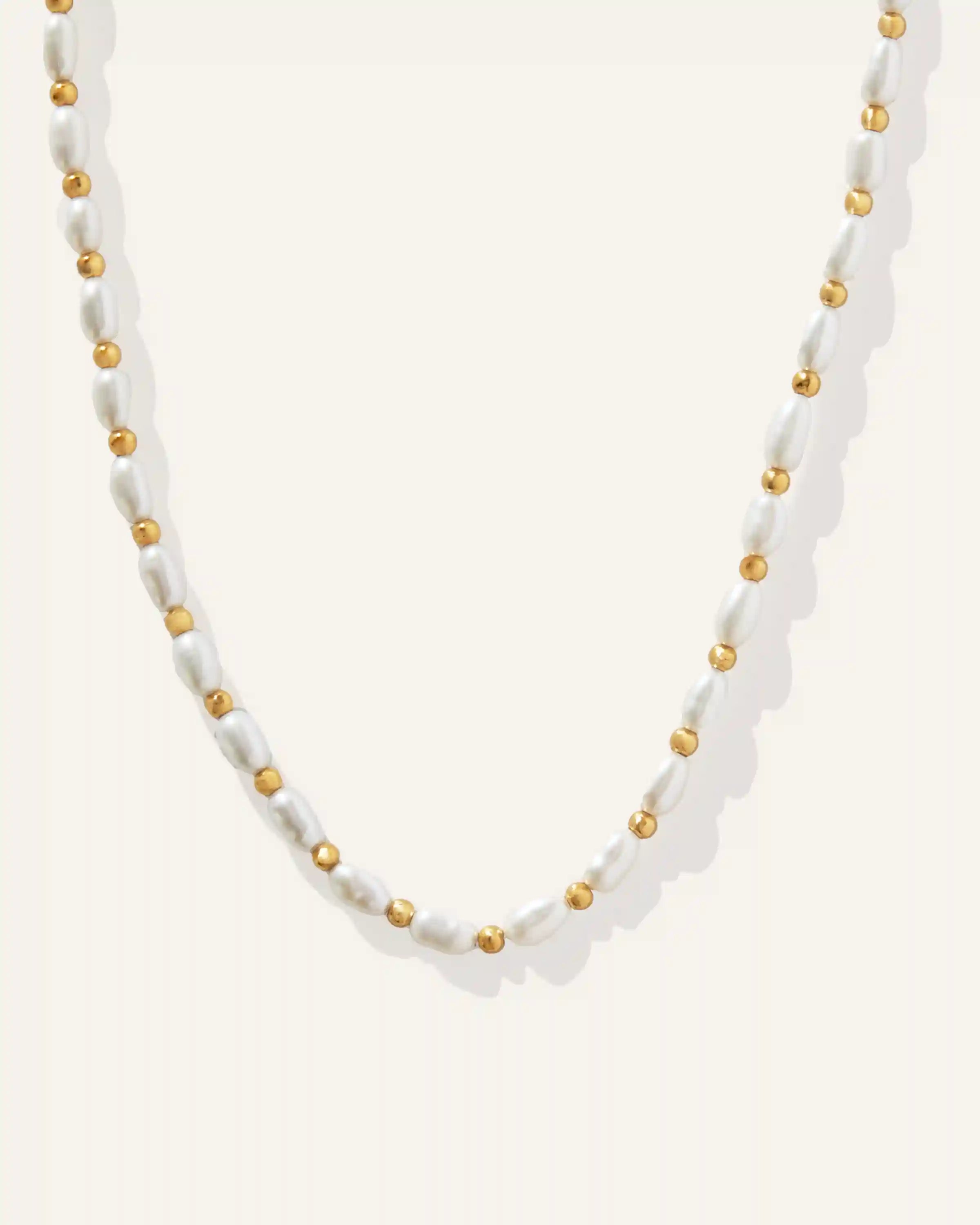 Seed Pearl Beaded Necklace